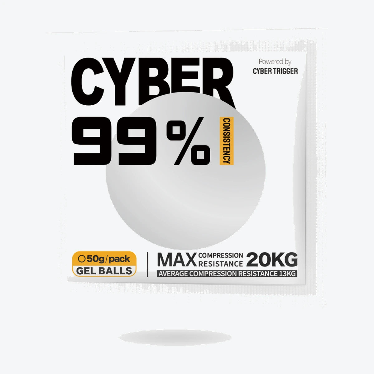 99% Consistency Ultra Hard Gel Balls by Cyber Trigger